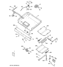 GAS & BURNER PARTS Diagram and Parts List for JGB920KEC3CC  General Electric Range