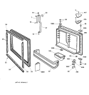 FREEZER DOOR Diagram and Parts List for TNX22PACALWW  General Electric Refrigerator