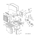 UNIT PARTS Diagram and Parts List for ZISB48DSC  General Electric Refrigerator