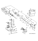 ICE MAKER & DISPENSER Diagram and Parts List for ZISB42DSC  General Electric Refrigerator