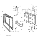 FREEZER DOOR Diagram and Parts List for TNS22PRCBRBS  General Electric Refrigerator
