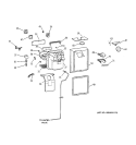DISPENSER Diagram and Parts List for TNX22BRCARBB  General Electric Refrigerator