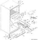 FRESH FOOD SECTION Diagram and Parts List for HTS18GCMDRCC  Hotpoint Refrigerator