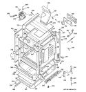 BODY PARTS Diagram and Parts List for RGB746HED3CT  Hotpoint Range