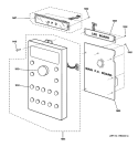 CONTROLLER PARTS Diagram and Parts List for SCA2000FBB01  General Electric Microwave