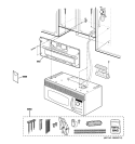 INSTALLATION PARTS Diagram and Parts List for SCA2000FWW01  General Electric Microwave