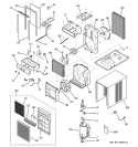 ROOM AIR CONDITIONER Diagram and Parts List for AGX08FAG1  General Electric Air Conditioner