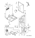 Part Location Diagram of WE04X10056 GE DOOR SWITCH
