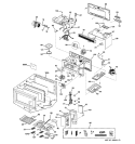 MICROWAVE Diagram and Parts List for JVM1542BF002  General Electric Microwave