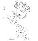 GAS & BURNER PARTS Diagram and Parts List for JGBS20BEA1CT  General Electric Range