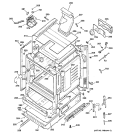 BODY PARTS Diagram and Parts List for JGBP31WEC4WW  General Electric Range
