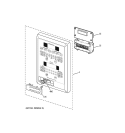 Part Location Diagram of WB36T10655 GE CONTROL PANEL Assembly