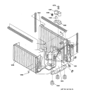 SEALED SYSTEM COMPONENTS Diagram and Parts List for AJCS12DCM1  General Electric Air Conditioner