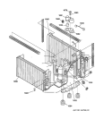 SEALED SYSTEM COMPONENTS Diagram and Parts List for AJCH10ACM1  General Electric Air Conditioner