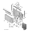 SEALED SYSTEM COMPONENTS Diagram and Parts List for AJCH12DCAM1  General Electric Air Conditioner