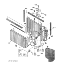 SEALED SYSTEM COMPONENTS Diagram and Parts List for AJCS08ACAM1  General Electric Air Conditioner