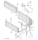UNIT PARTS Diagram and Parts List for AZ25E12D5CM1  General Electric Air Conditioner