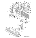 CHASSIS ASSEMBLY Diagram and Parts List for AZ32H12D2DM2  General Electric Air Conditioner