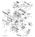 MICROWAVE Diagram and Parts List for RVM1325WW004  Hotpoint Microwave