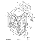 BODY PARTS Diagram and Parts List for RB526C4WW  Hotpoint Range