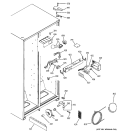 FRESH FOOD SECTION Diagram and Parts List for HSS22BDPAWH  Hotpoint Refrigerator