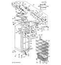 Part Location Diagram of WR02X8079 GE Bottom HSG