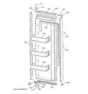 FRESH FOOD DOOR Diagram and Parts List for ZIS36NRC  General Electric Refrigerator