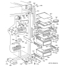 Part Location Diagram of WR17X3022 GE RACK QUICKSERVE