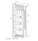 FRESH FOOD DOOR Diagram and Parts List for ZISB36DSC  General Electric Refrigerator