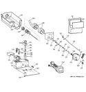 ICE MAKER & DISPENSER Diagram and Parts List for ZISB36DTB  General Electric Refrigerator