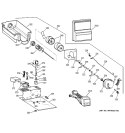 ICE MAKER & DISPENSER Diagram and Parts List for ZISW36DTE  General Electric Refrigerator