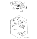 CONTROL PANEL & ELECTRICAL COMPONENTS Diagram and Parts List for JSP69WVWW  General Electric Range