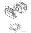 Part Location Diagram of WB55X5397 GE RUNNER DRAWER - Left Hand