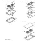 ACCESSORIES Diagram and Parts List for JSP69WVWW  General Electric Range