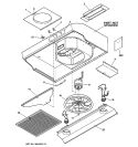 RANGE HOOD Diagram and Parts List for JV535C2WW  General Electric Range Hood