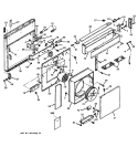 Part Location Diagram of WB49X5548 GE BACK-UP PLATE