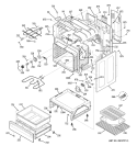 Part Location Diagram of WB63T10110 GE PANEL SIDE BQ