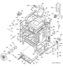 BODY PARTS Diagram and Parts List for J2B900SEF2SS  General Electric Range