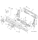 Part Location Diagram of WB36T10383 GE TRIM & BRACKET Assembly