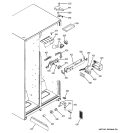 FRESH FOOD SECTION Diagram and Parts List for GSG20IBPAFBB  General Electric Refrigerator