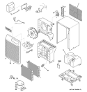 DEHUMIDIFIER Diagram and Parts List for AHG30LEG1  General Electric Dehumidifier