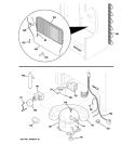 Part Location Diagram of WR85X10033 GE EVAPORATOR Assembly