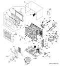 MICROWAVE Diagram and Parts List for JES1231WD002  General Electric Microwave
