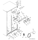 FRESH FOOD SECTION Diagram and Parts List for GSA22KEPAFWW  General Electric Refrigerator