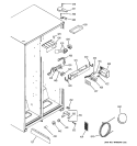 FRESH FOOD SECTION Diagram and Parts List for GSG20IEPAFWW  General Electric Refrigerator