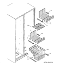FREEZER SHELVES Diagram and Parts List for PSA22MIPAFWW  General Electric Refrigerator