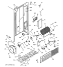 SEALED SYSTEM & MOTHER BOARD Diagram and Parts List for PSG22MIPAFWW  General Electric Refrigerator