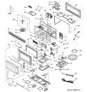 MICROWAVE Diagram and Parts List for RVM1435WD001  Hotpoint Microwave