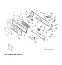 CONTROLS & BACKSPLASH Diagram and Parts List for WPSB8060B0CC  General Electric Washer