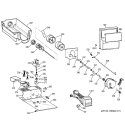 ICE MAKER & DISPENSER Diagram and Parts List for ZISB48DSE  General Electric Refrigerator